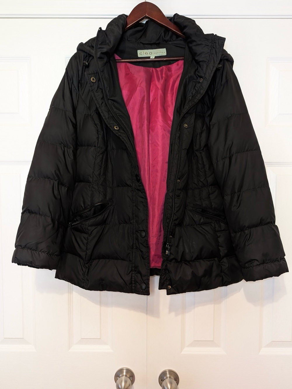 Cleo Petites XL Winter Puffer Coat with Removable Hood